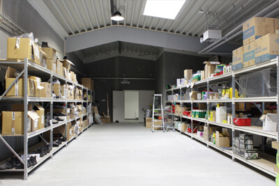 Bays of LS3 shelving