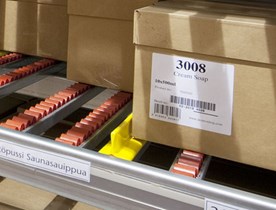 Småvaregennemløb - pallereol